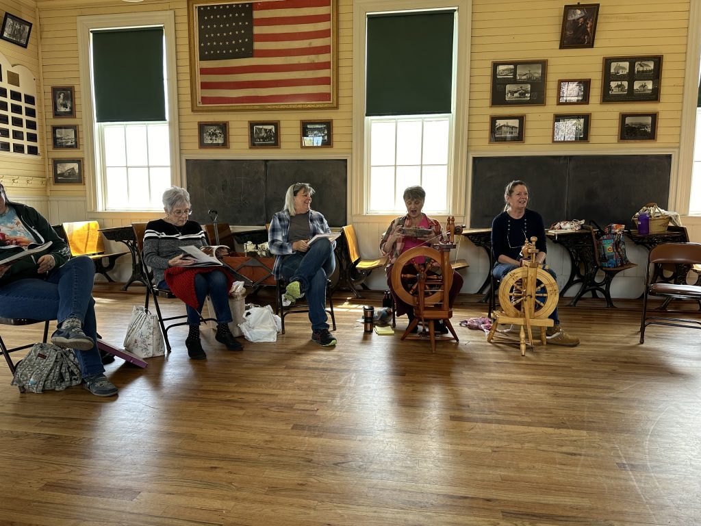 Guild members gathered together at the Historic Huffaker School, Bartley Ranch Regional Park in Reno, NV. 